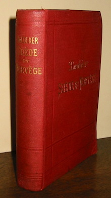 Baedeker Karl Suede et Norvege et les principales routes a travers le Danemark. Manuel du voyageur... troisième edition 1898 Leipzig